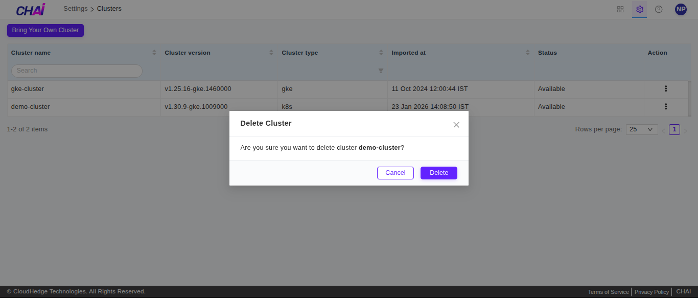 cluster-delete-warning