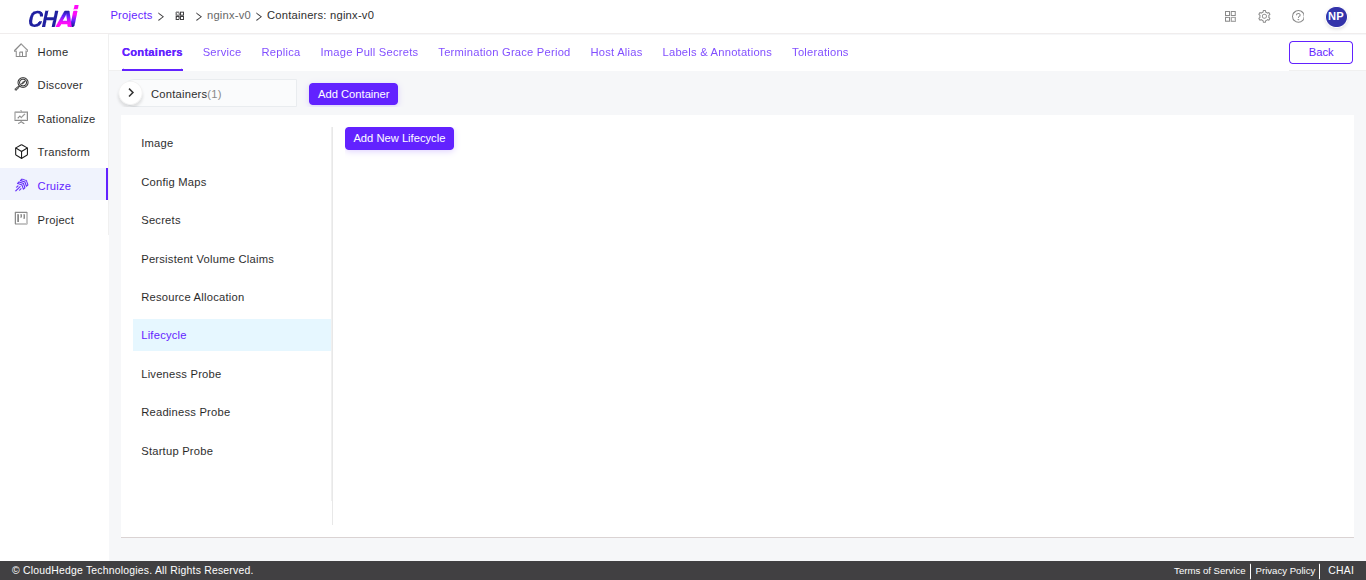 Add Lifecycle