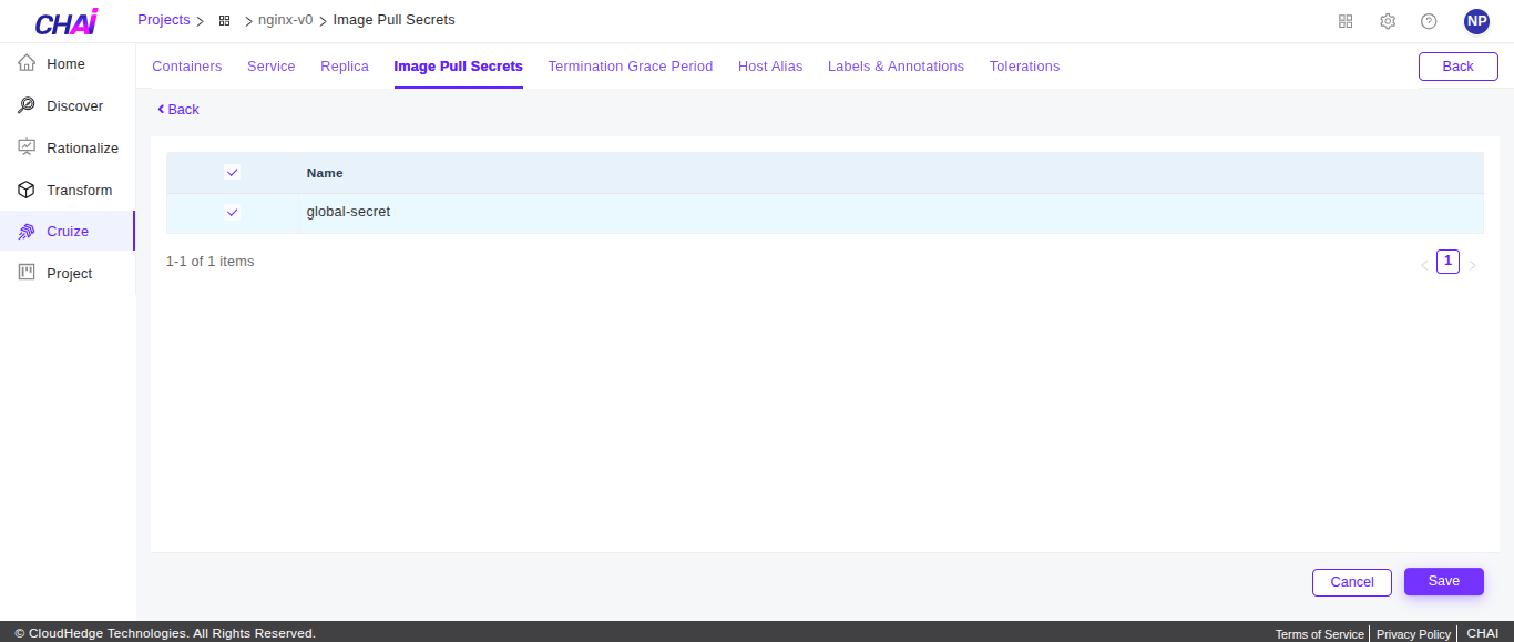 Add Image Pull Secret