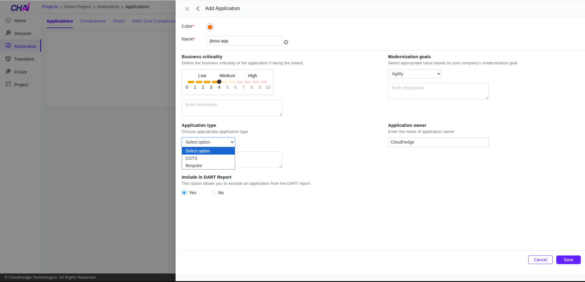 Application Type