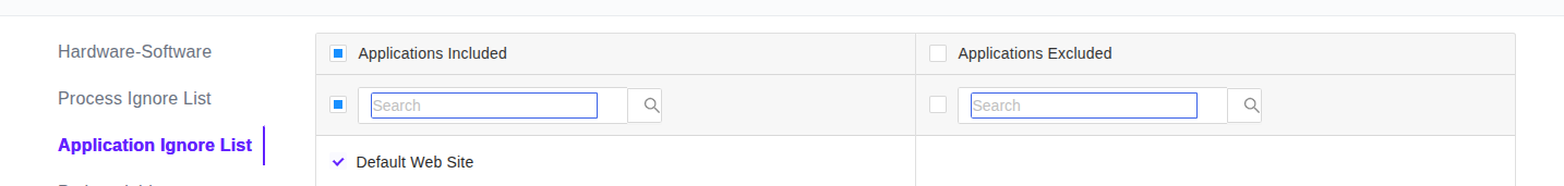 Edit Application Whitelist