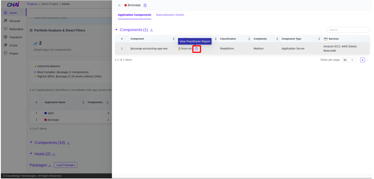 DART Practitioner Report for Host