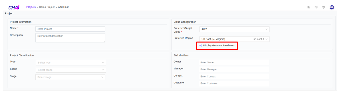 New Project Enable