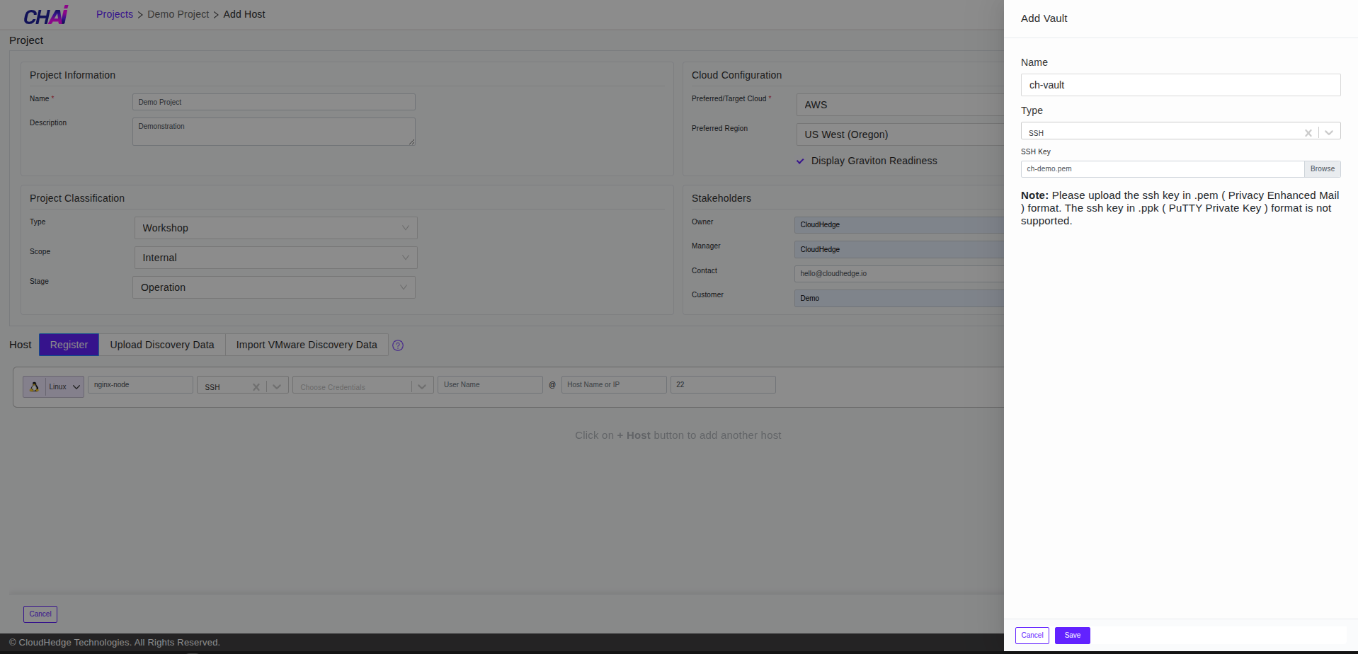 Add Vault