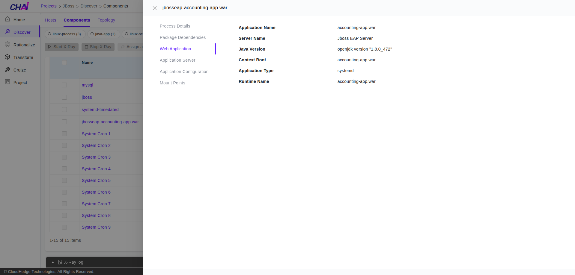 Discover Webapp Details