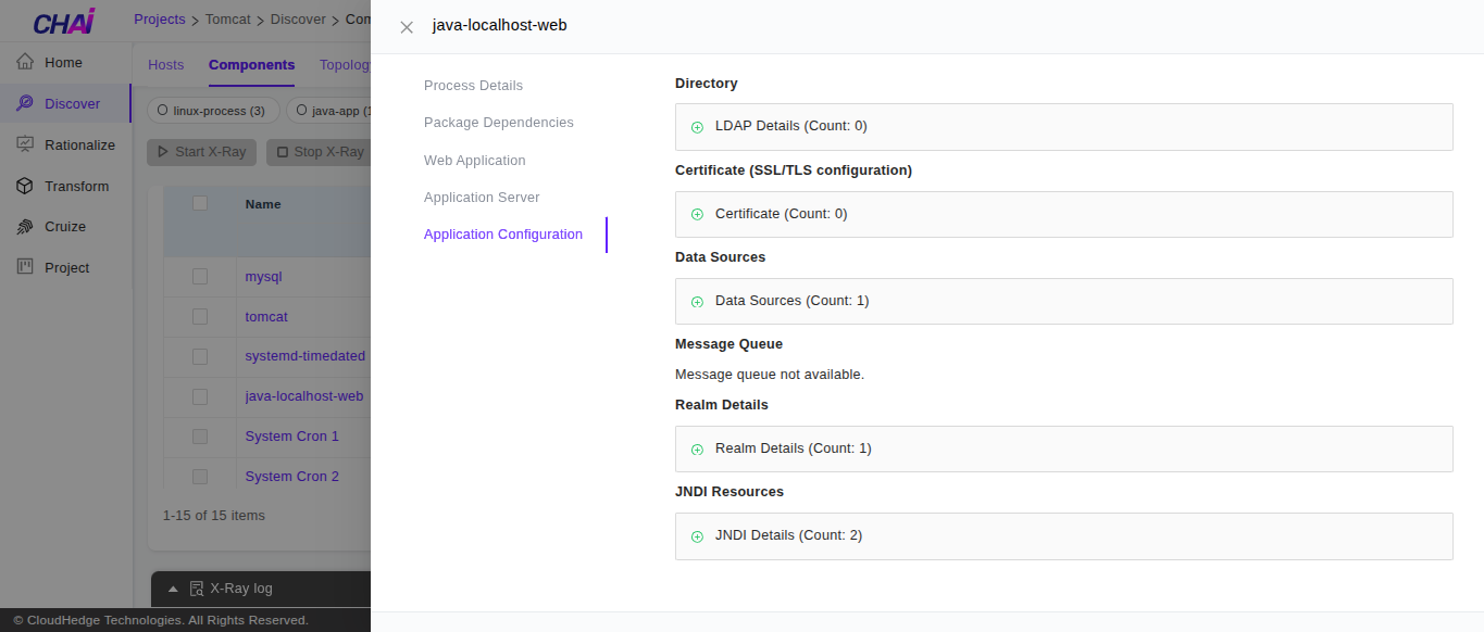 Discover Tomcat Application Configuration Details