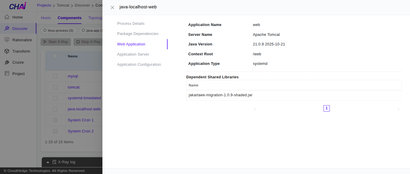 Discover Webapp Details
