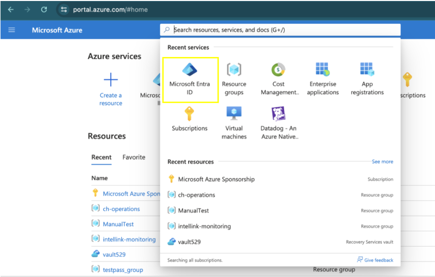 Azure Select AD