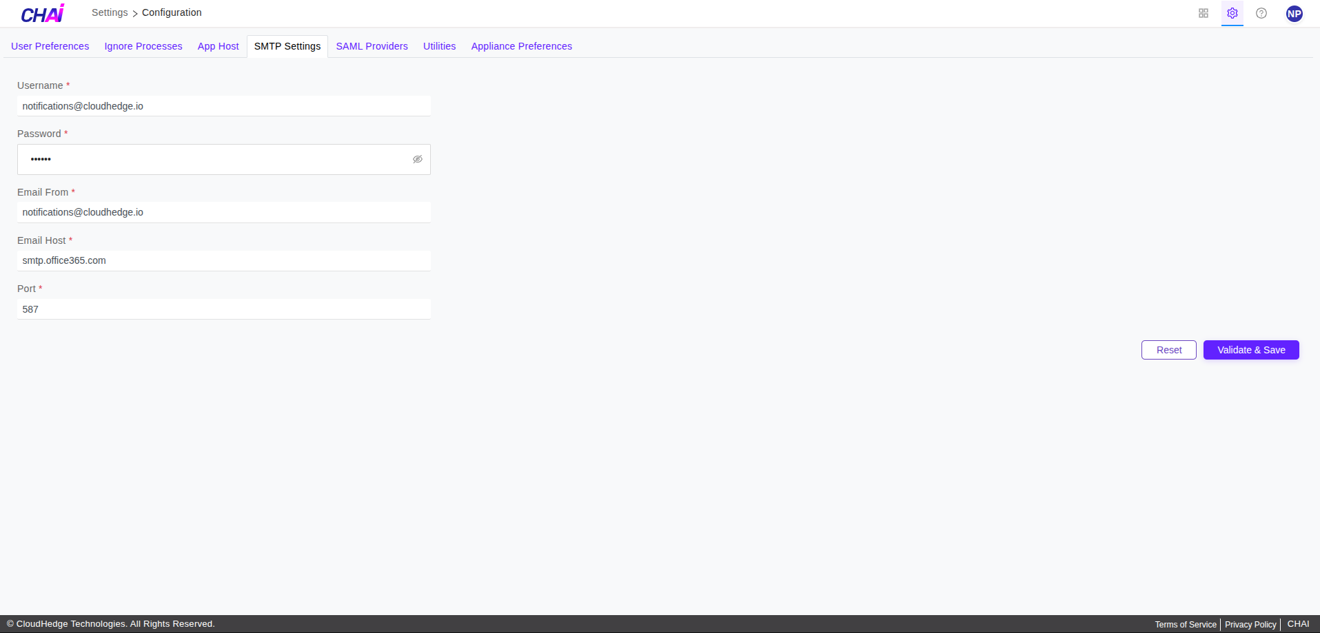 smtp-settings