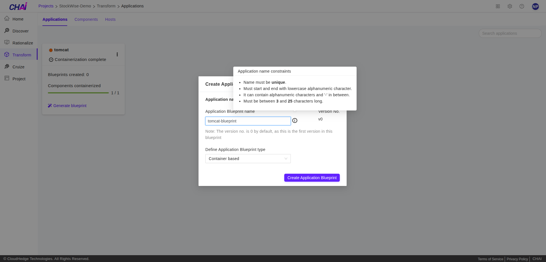 Transform Menu