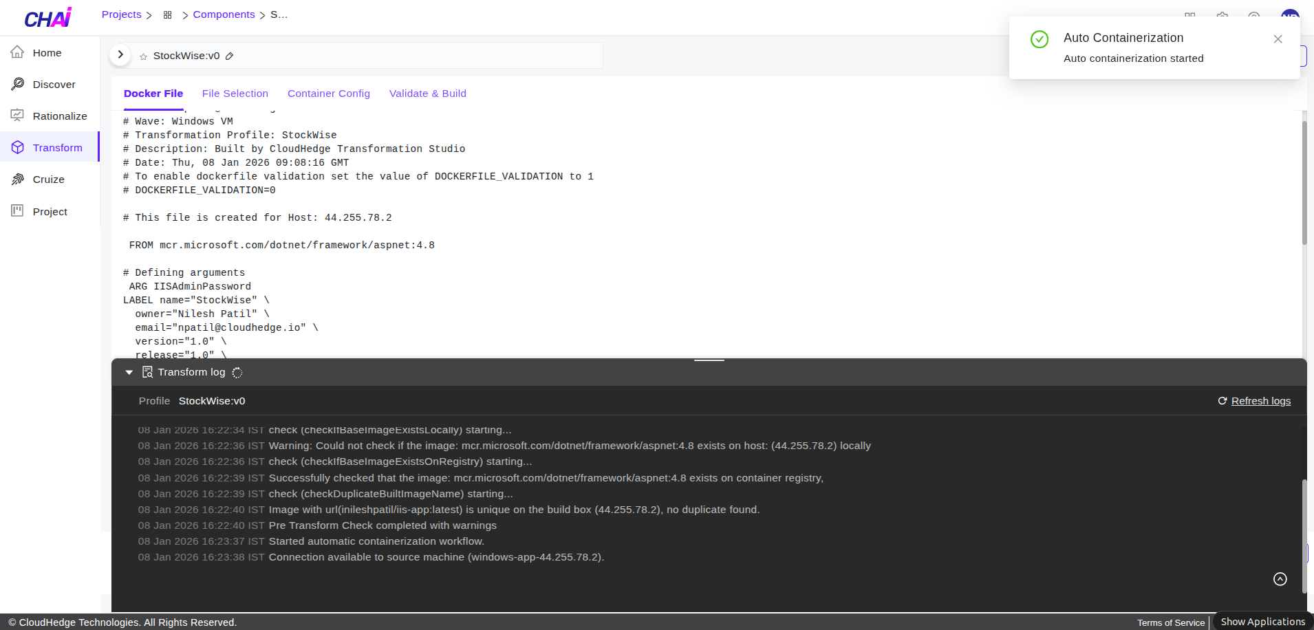 Build Container Image