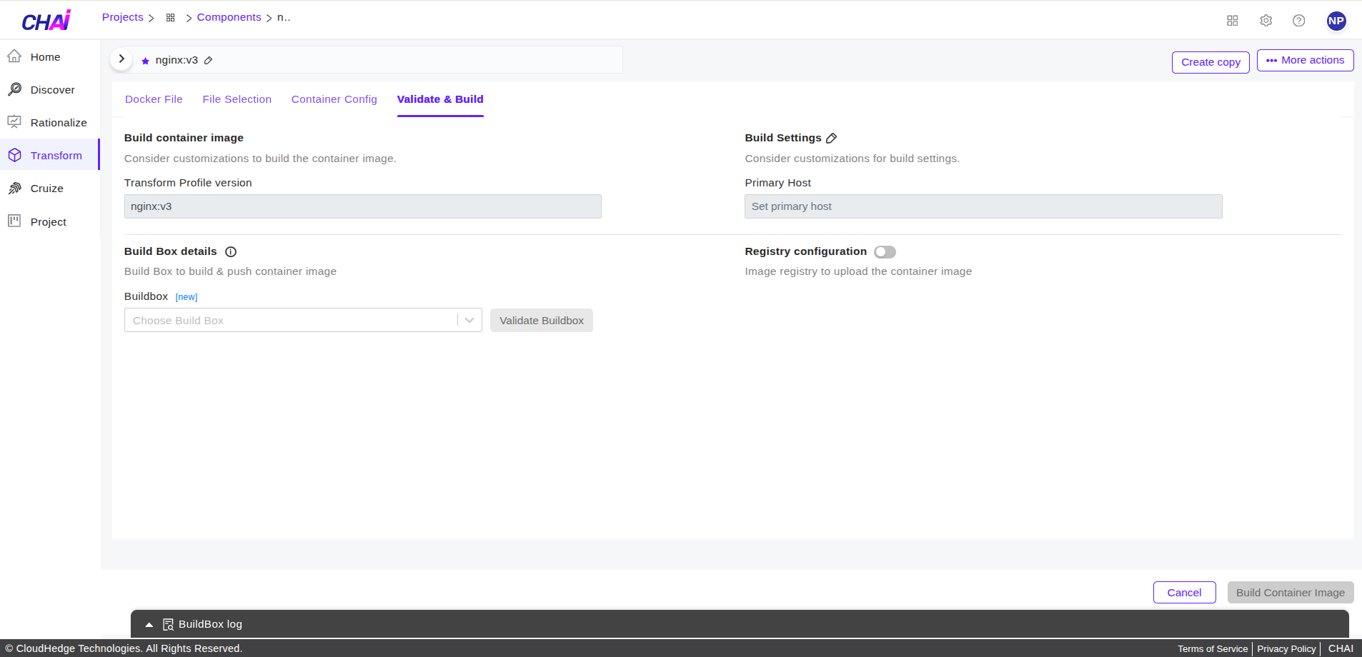 Validate & Build